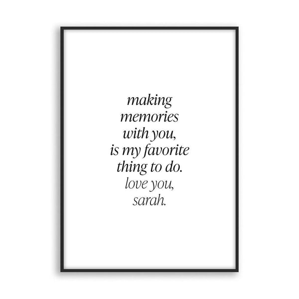 Making memories with you - Poster - Cosico