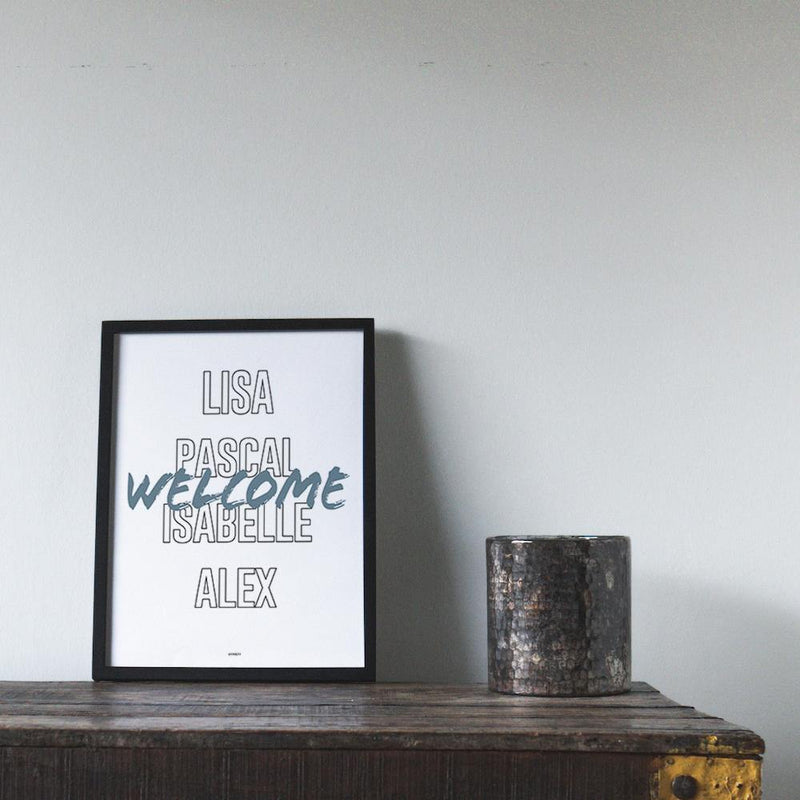 Familien Welcome - Poster - Cosico
